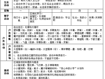 第19周周计划