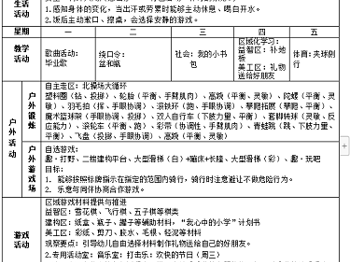 第十九周周计划