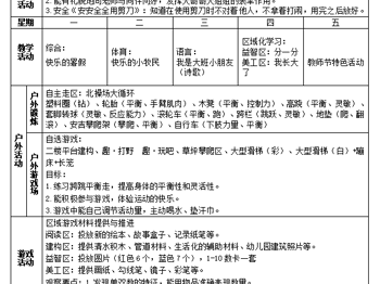 第一周周计划