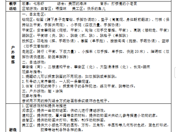 中2班第12周工作计划