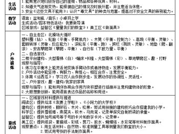 第十五周周计划