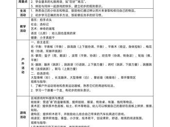 小2班第一周工作计划