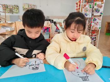 画笔下的小雪人