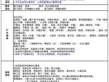 第二十二周周计划